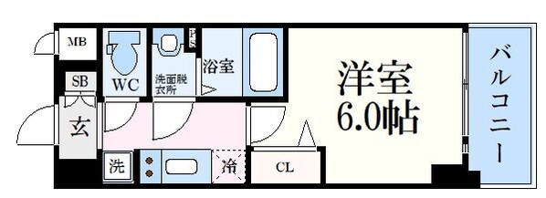 兵庫駅 徒歩3分 12階の物件間取画像